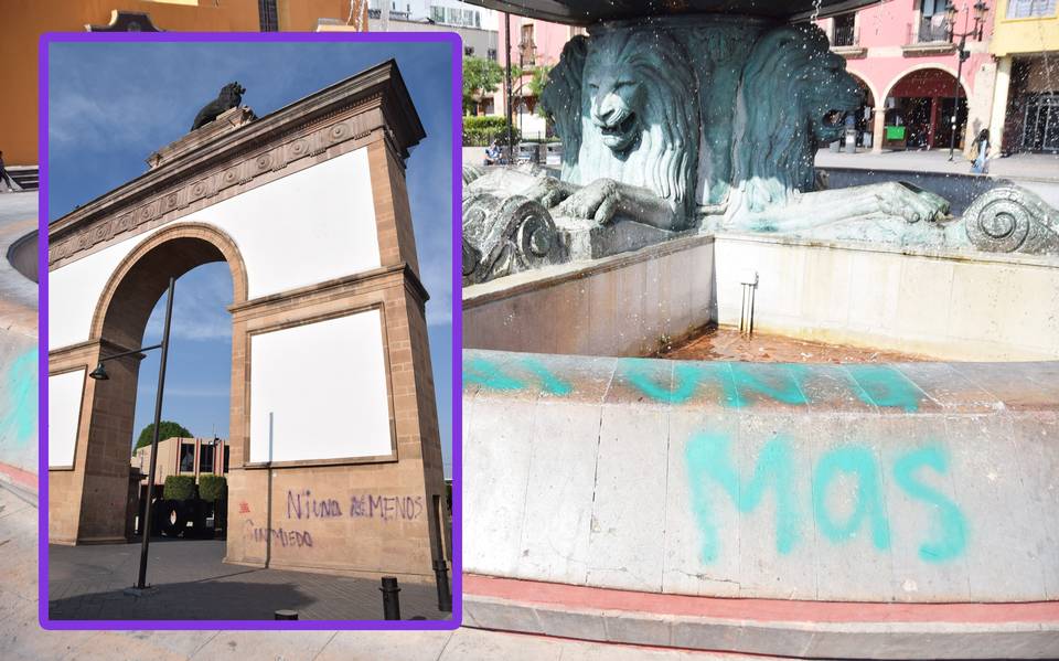 Arco de la Calzada y Fuente de los Leones fueron vandalizados durante  marcha; serán limpiados a brevedad - El Sol de León | Noticias Locales,  Policiacas, sobre México, Guanajuato y el Mundo